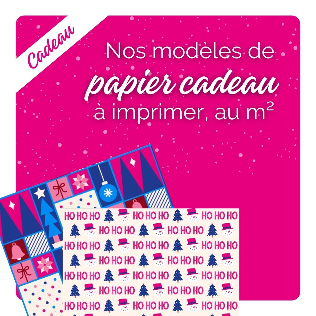 Papiers cadeaux personnalisés